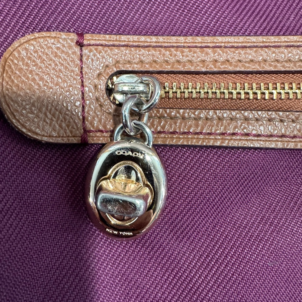 Coach Sawyer Plum Crossbody Bag - Picture 4 of 11